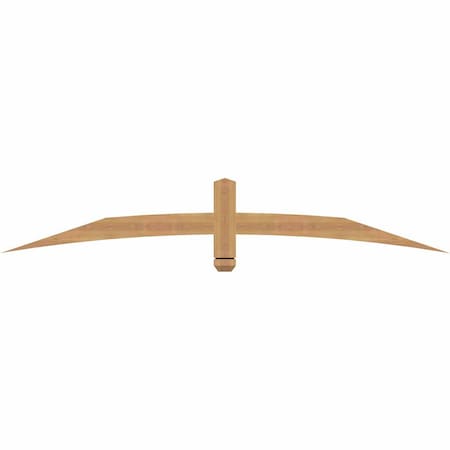 Ekena Millwork Bellingham Timber Gable Bracket, Western Red Cedar, 72"W x 12"H x 1 1/2"D x 3 1/2"F, 4/12 Pitch GBW072X12X0204BEL00SWR